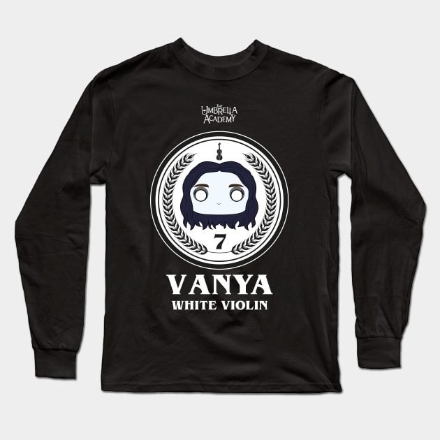 UMBRELLA ACADEMY 2: VANYA WHITE VIOLIN Long Sleeve T-Shirt by FunGangStore